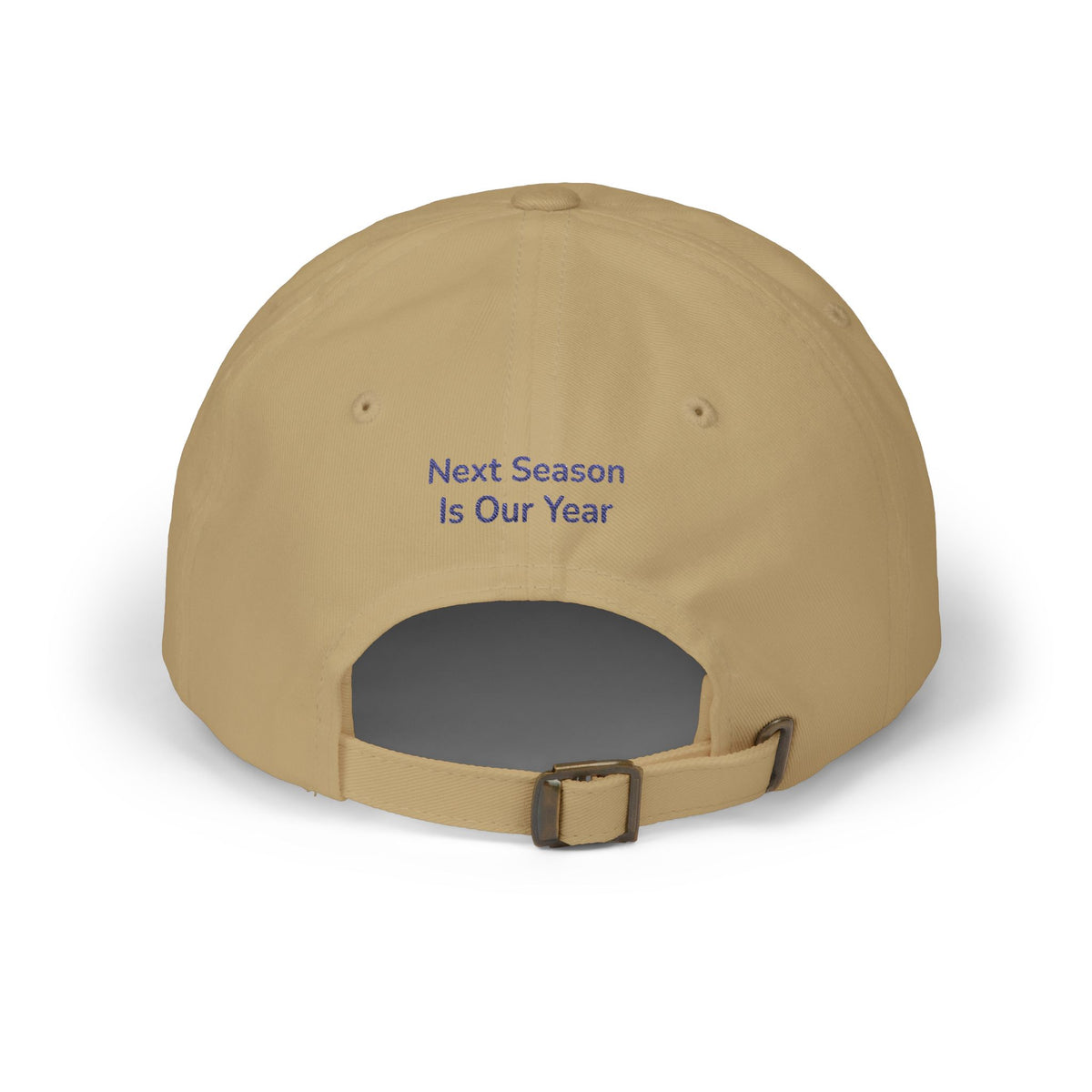 Baseball Cap — NSIOY Embroidered Baseball Hat with "Next Season Is Our Year" Back