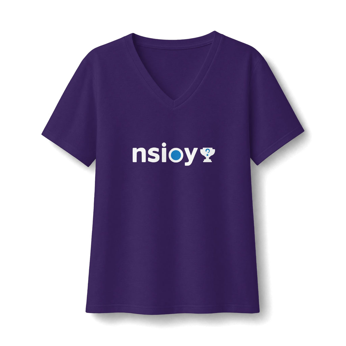 NSIOY Logo V-Neck Tee — Women's Sports Shirt