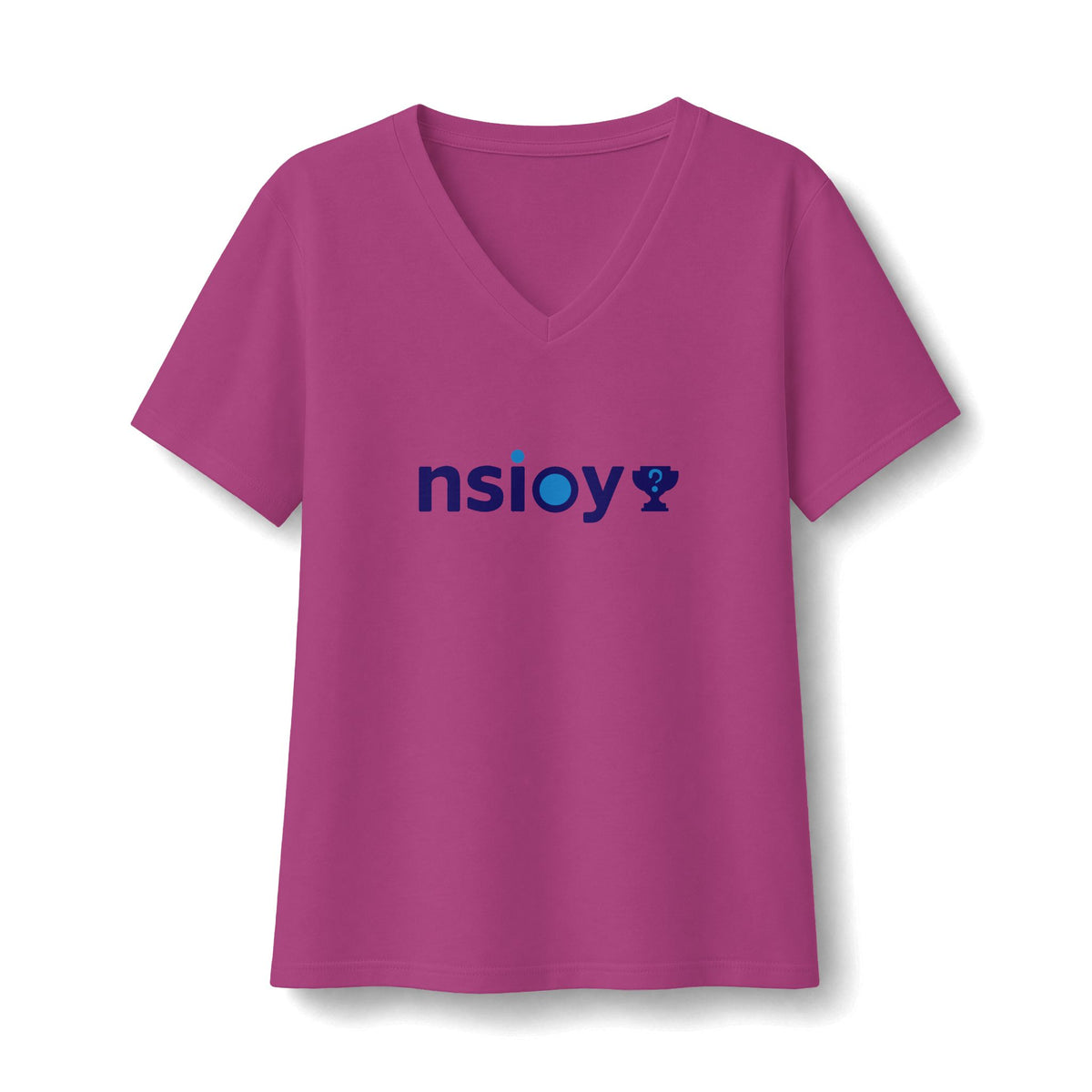 NSIOY Logo V-Neck Tee — Women's Sports Shirt