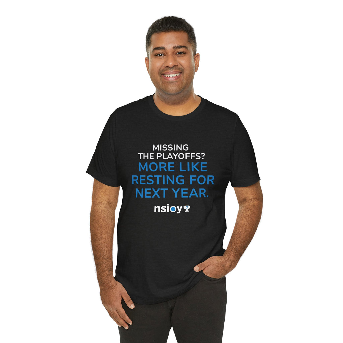 Resting For Next Year Tee — "Missing the Playoffs? More Like Resting for Next Year" Sports Fan T‑Shirt