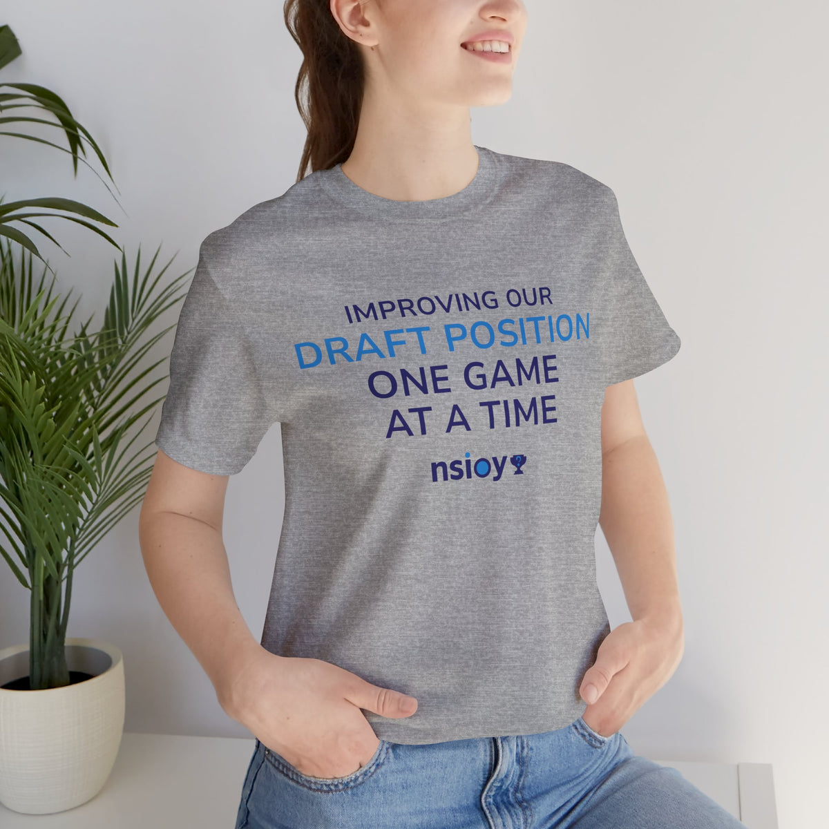 Draft Position Tee — "Improving Our Draft Position One Game at a Time" Sports Fan T‑Shirt