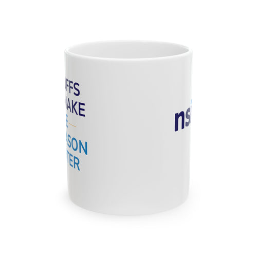 "Playoffs Only Make the Offseason Shorter" Coffee Mug – NSIOY Sports Fan Mug (11 oz / 15 oz)