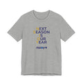 Navy/Gold Next Season Is Our Year Tee — Motivational Sports Fan Shirt
