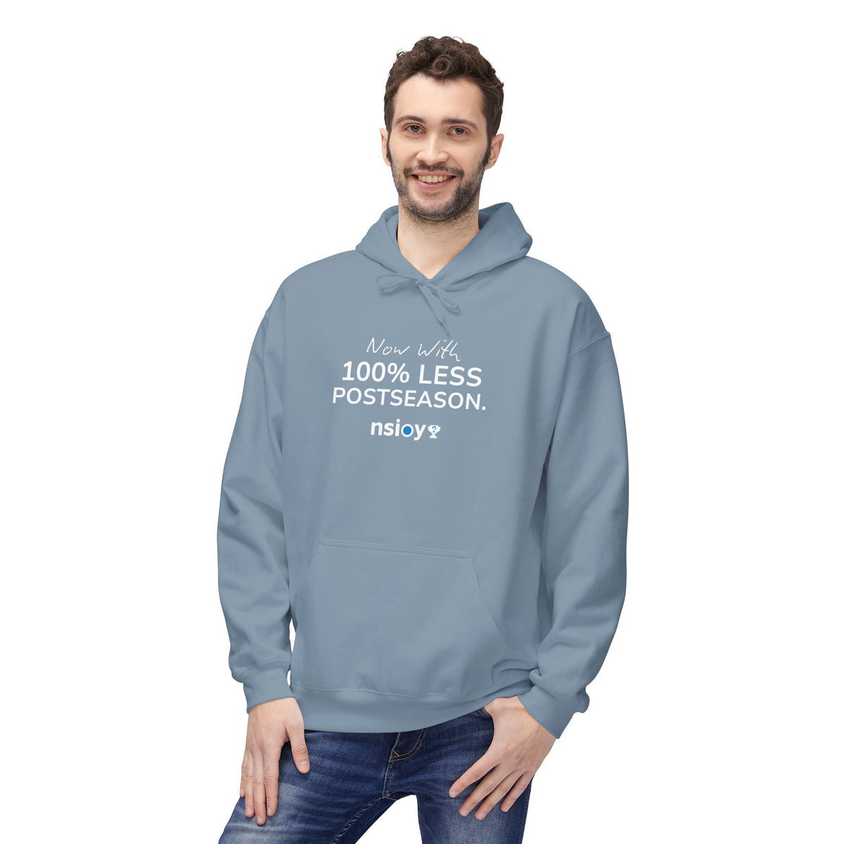 100% Less Postseason Hoodie — Funny Sports Fan Pullover
