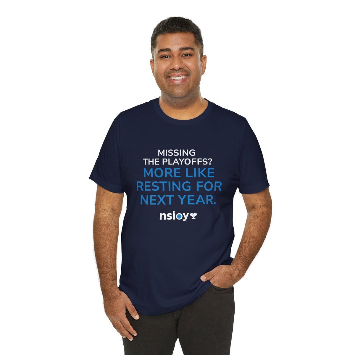 Resting For Next Year Tee — "Missing the Playoffs? More Like Resting for Next Year" Sports Fan T‑Shirt