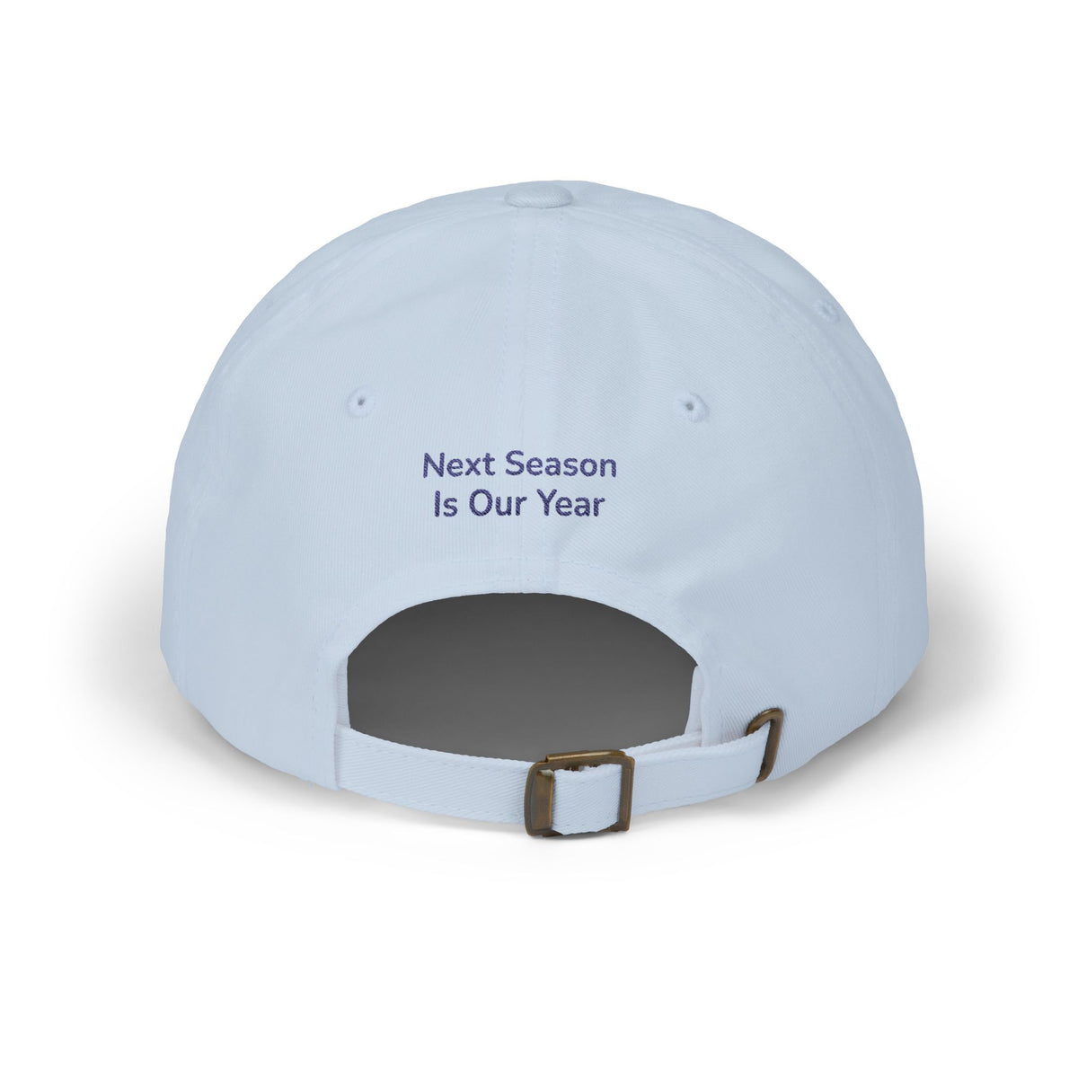 Baseball Cap — NSIOY Embroidered Baseball Hat with "Next Season Is Our Year" Back