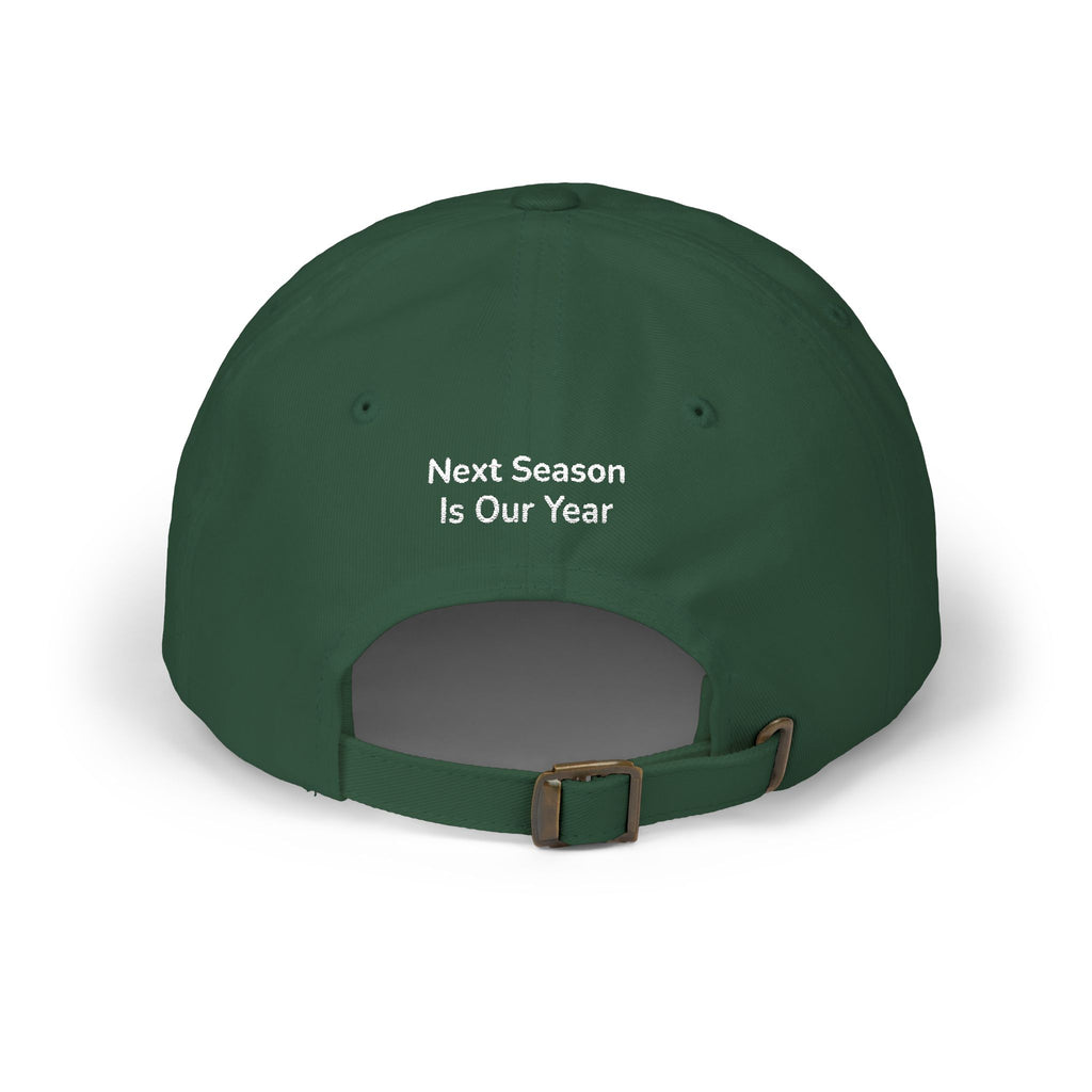 Baseball Cap — NSIOY Logo with 'Next Season Is Our Year' Embroidered Back
