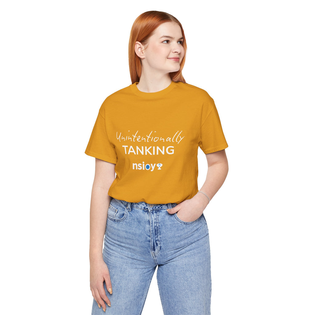 "Unintentionally Tanking" Sports Tee — Funny Draft Humor Shirt