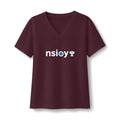 NSIOY Logo V-Neck Tee — Women's Sports Shirt