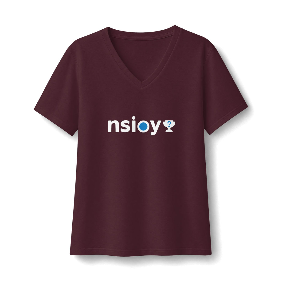 NSIOY Logo V-Neck Tee — Women's Sports Shirt