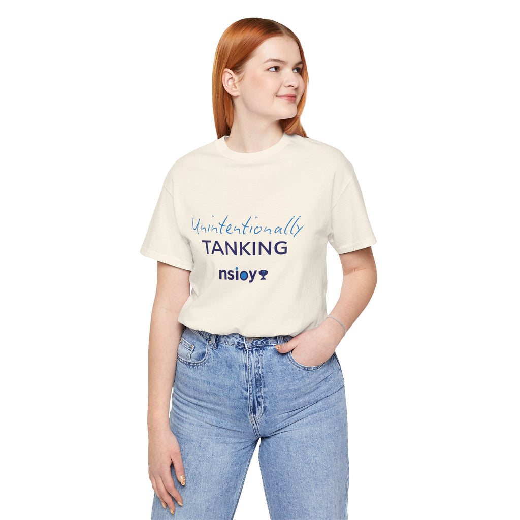 "Unintentionally Tanking" Sports Tee — Funny Draft Humor Shirt