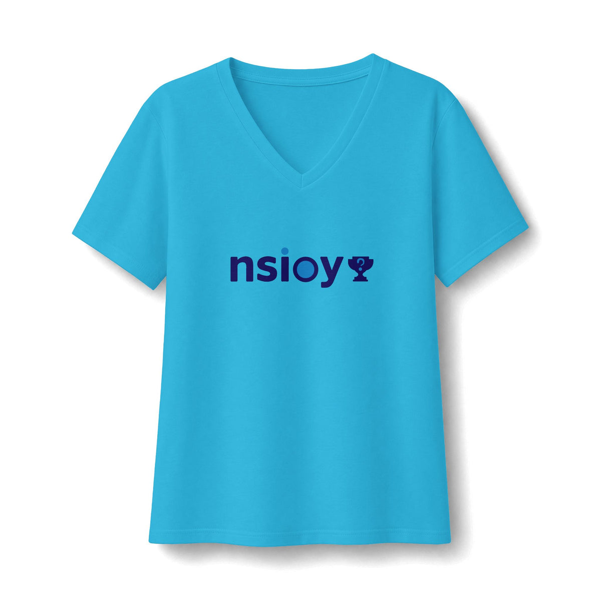NSIOY Logo V-Neck Tee — Women's Sports Shirt