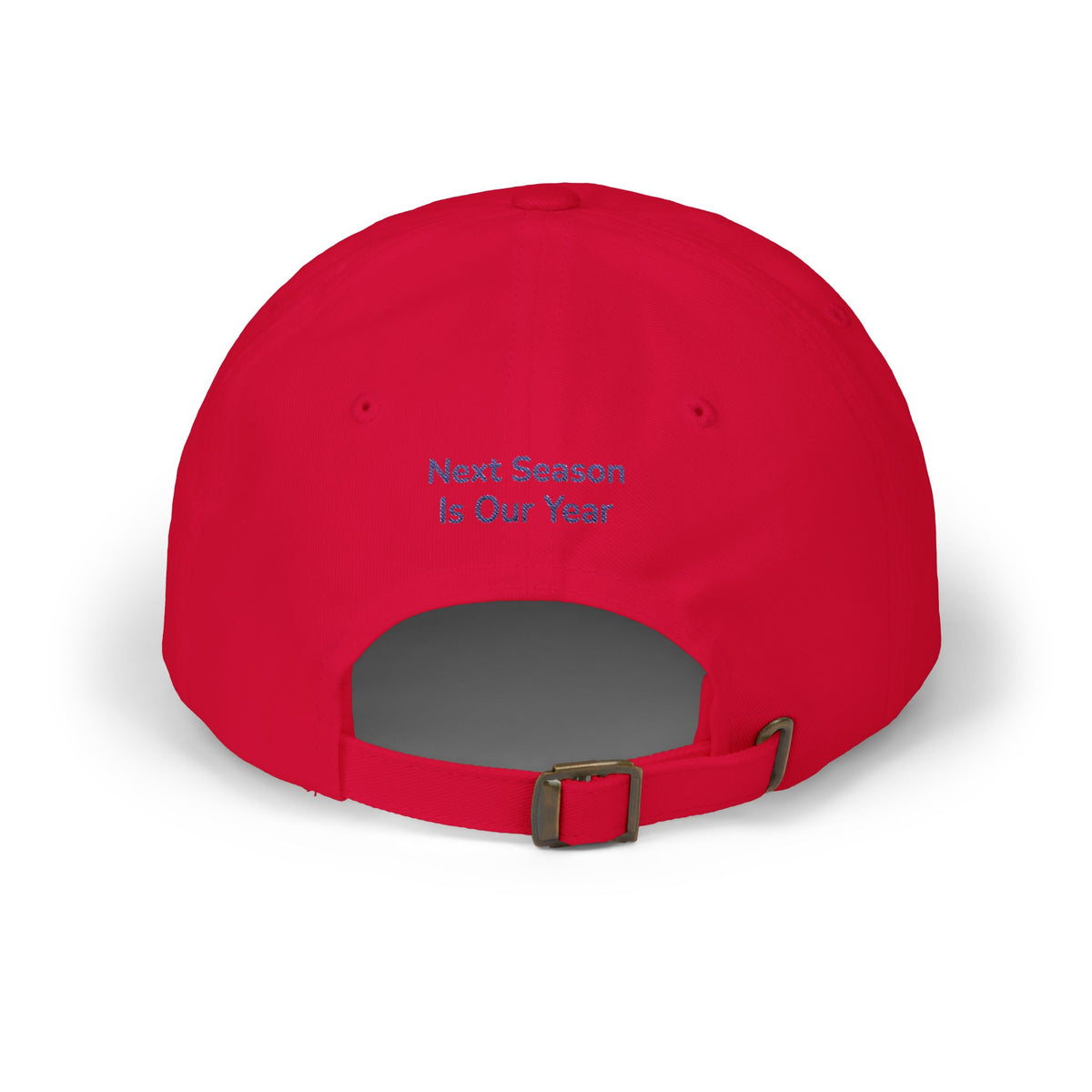 Baseball Cap — NSIOY Embroidered Baseball Hat with "Next Season Is Our Year" Back