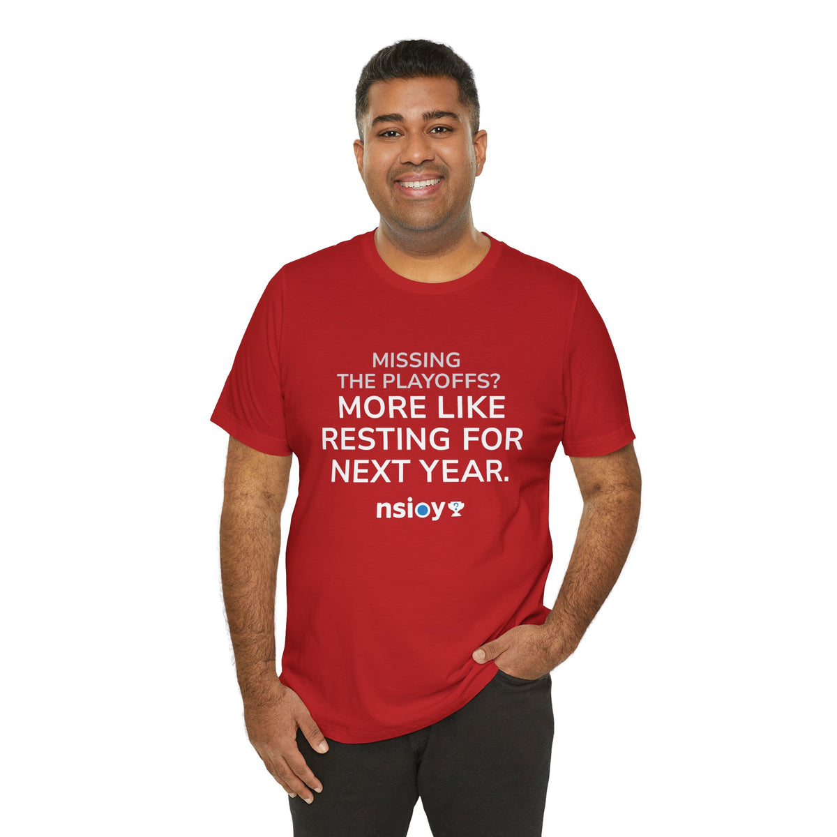 Resting For Next Year Tee — "Missing the Playoffs? More Like Resting for Next Year" Sports Fan T‑Shirt