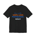 Blue/Orange 100% Less Postseason Tee — Sports Fan Graphic T-Shirt